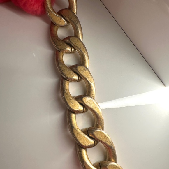 Chanel CC Quilted Shearling Chunky Chain Flap Bag - Picture 6 of 13